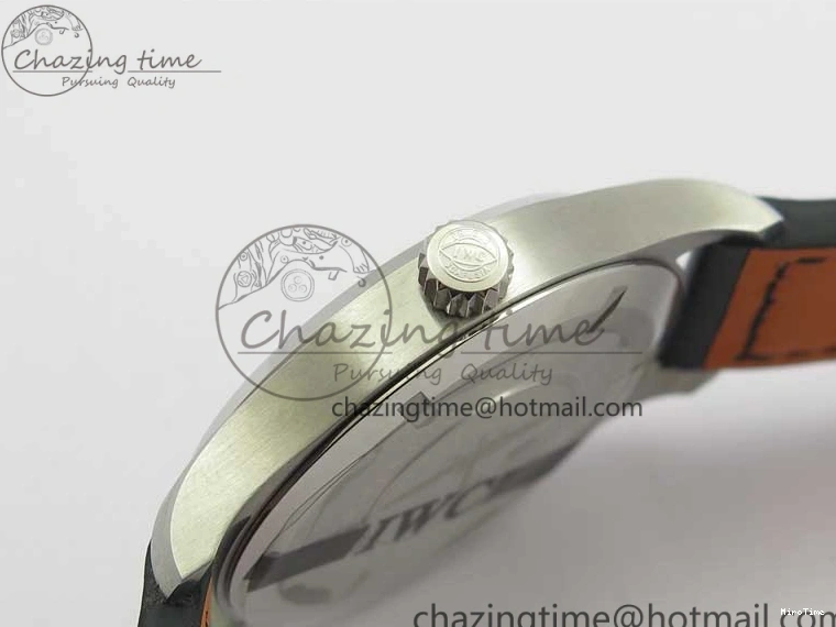 MIROTIME 0427 MARK XVIII IW327002 SS FKF 1:1 Best Edition White Dial On Black Leather Strap Affordable 7121